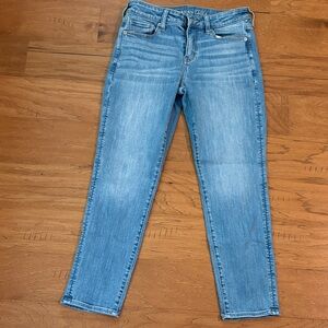 American Eagle Outfitters Light Wash Skinny Jeans - Blue